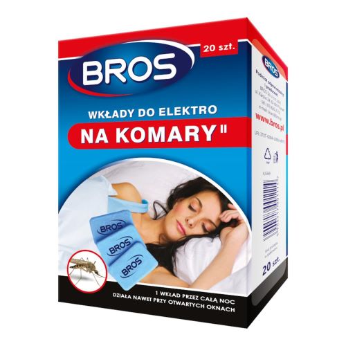 BROS WKŁADY DO N/KOMARY 20SZT