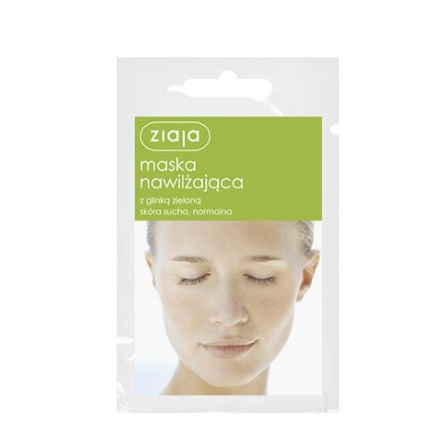 ZIAJA maseczka Do Twarzy Nawilżająca 7ml  glinka zielona
