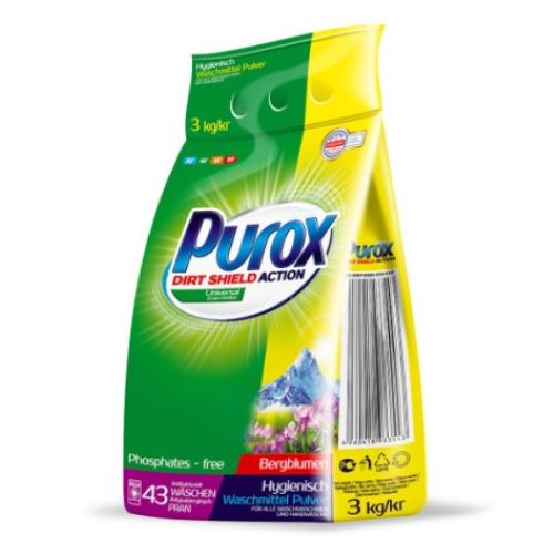PUROX PROSZEK DO PRANIA 3KG COLOR