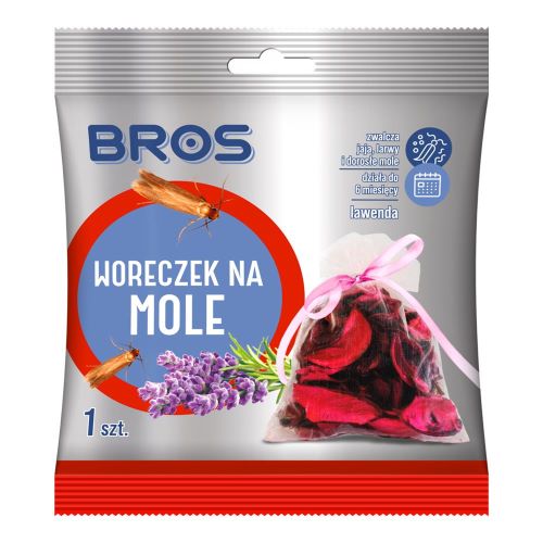 BROS woreczek na mole lawend.