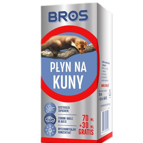 BROS KUNY PŁYN 70ML+30ML