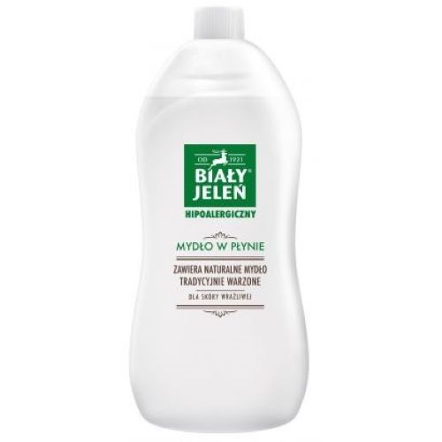 BIAŁY JELEŃ MYDLO 1L W PLYNIE