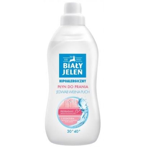 BIAŁY JELEŃ płyn do prania 1l delik.