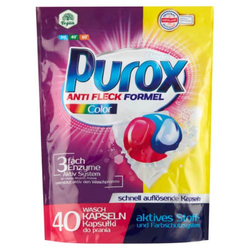 PUROX KAPS.DO PRANIA  40SZT COLOR
