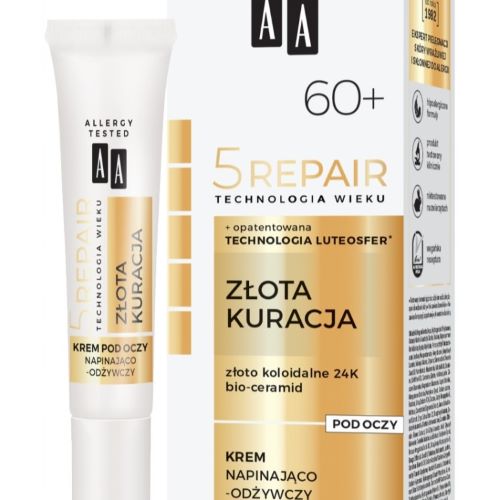 AA  Technologia Wieku 5Repair - Krem pod Oczy 60+ 15 ml