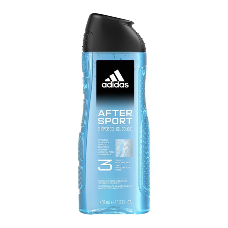 ADIDAS After Sport Żel do mycia 3w1 do mężczyzn, 400ml