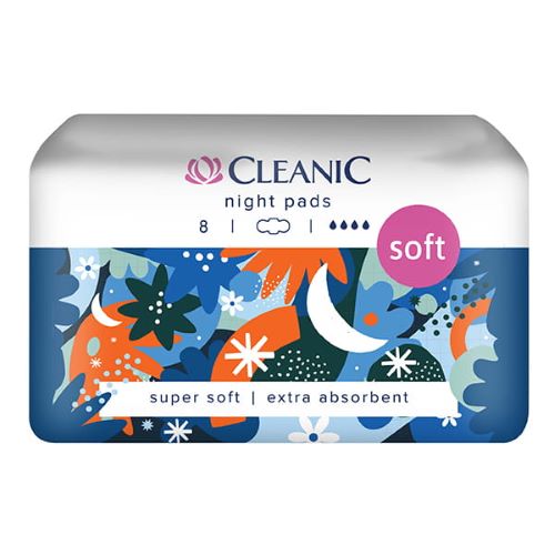 CLEANIC PODPASKI 10SZT SOFT NIGHT