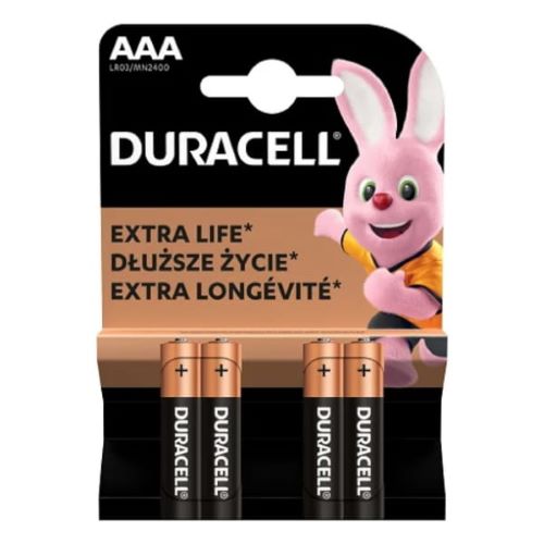 BATERIE DURACELL AAA LR03'4