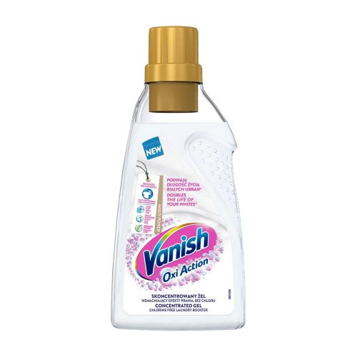 VANISH Oxi Action White Odplamiacz w żelu do białych tkanin 750ml