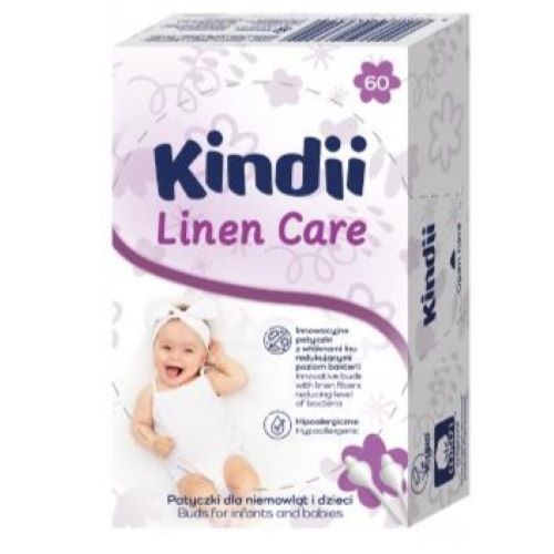 KINDII PATYCZKI DLA DZIECI lINEN 60SZT