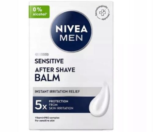 NIVEA Men Sensitive łagodzący balsam po goleniu 100ml 0%Alkohol