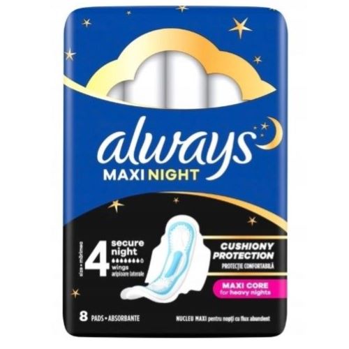 ALWAYS PODPASKI MAXI NIGHT 8szt (classic)