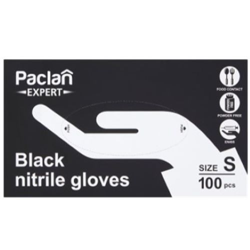 PACLAN Rękaw.Nitryl/S/100Czarne