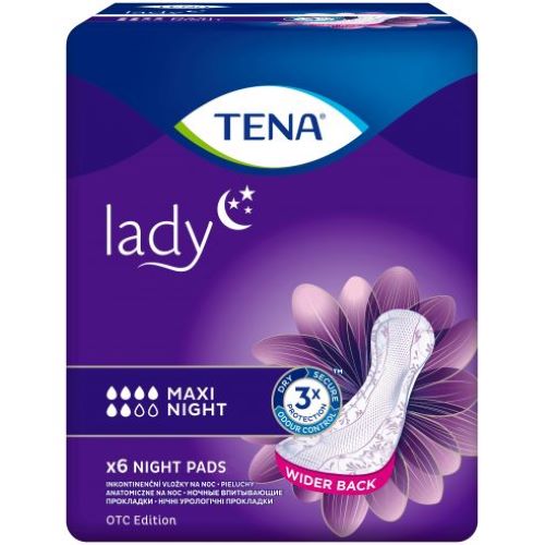 TENA LADY PODPASKI MAXI NIGHT 6SZT