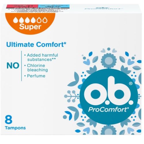 TAMPONY OB SUPER PRO COMFORT 8