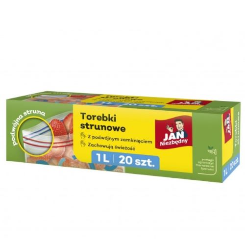 JAN Torebki strunowe 1L 20szt