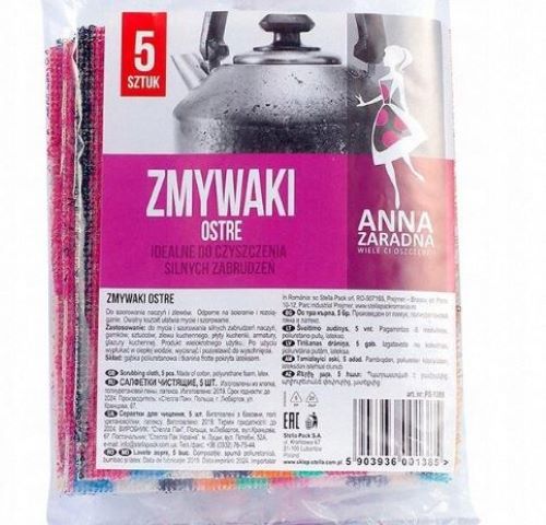 Anna Zaradna SWEET HOME ŚCIERECZKI OSTRE 5szt