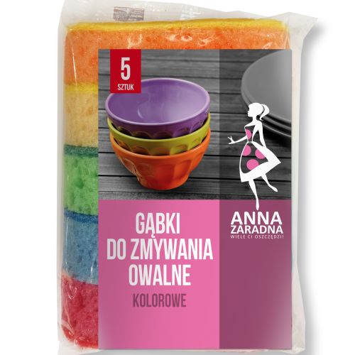 AZ GĄBKI DO ZMYWANIA OWALNE 5