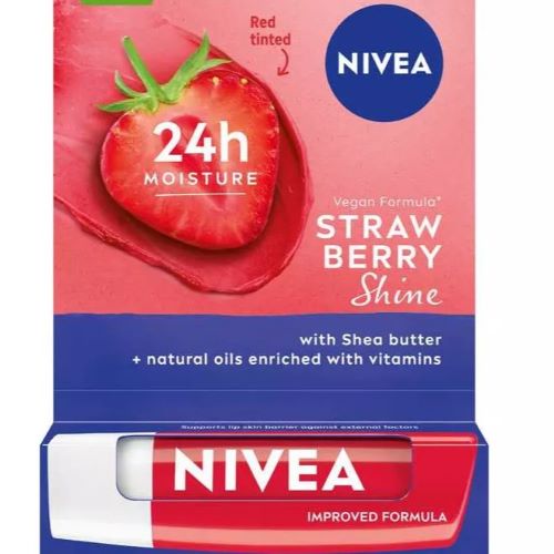 NIVEA POMADKA STRAWBERRY SHINE