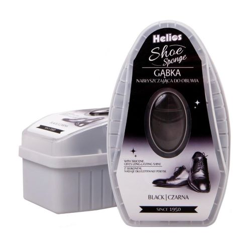 HELIOS Gąbka do obuwia nabłysz.czarna