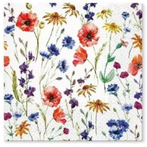 PAW 20SZT 33X33 TETEaTETE SERWETKI-FIELD FLOWERS /562