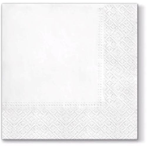 PAW 20SZT 33X33 UNICOLOR SERWETKI-BIAŁE /107
