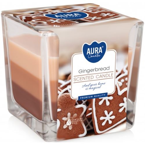 ŚWIECA ZAPACHOWA 3KOLOR PIERNIK