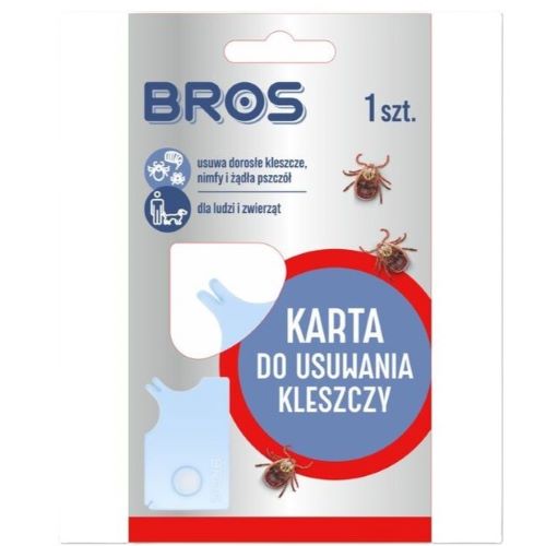 BROS - karta do usuwania kleszczy