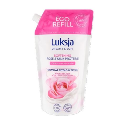 LUKSJA Mydło w płynie 900ml Rose Zap