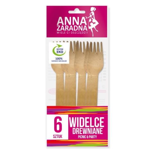 AZ Widelce drewniane 6szt v2