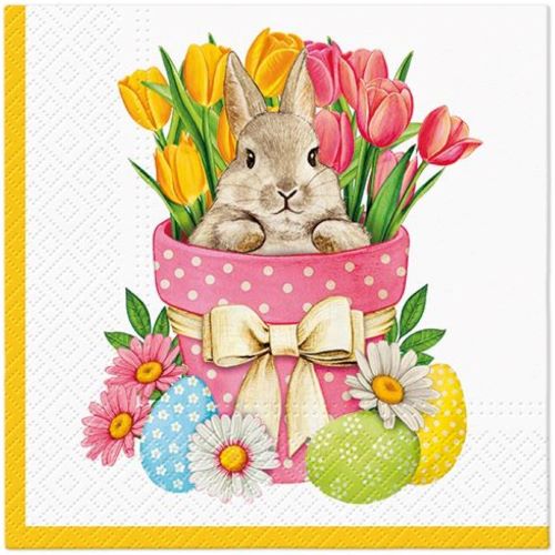 SERWETKI FLOWER BUNNY SDL140700