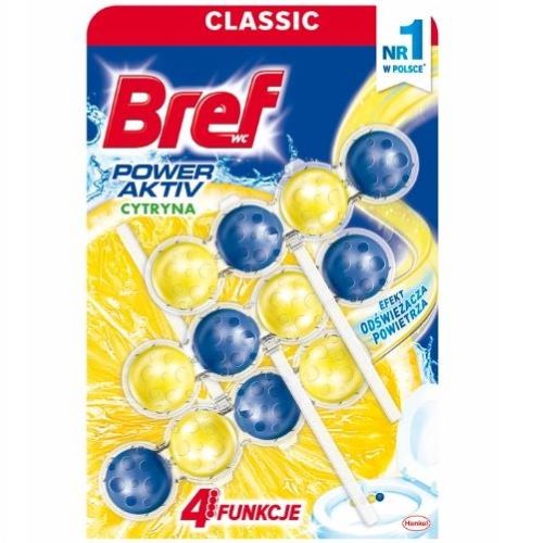 BREF WC KULKI 3X50G LEMON