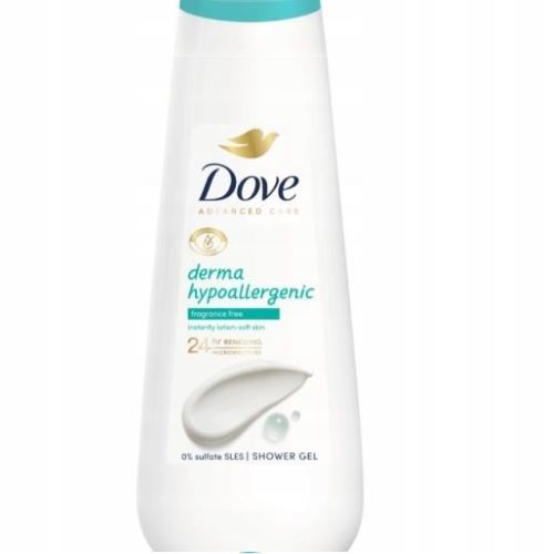 DOVE ŻEL/PRYSZ 400ML HYPOALLERGIC