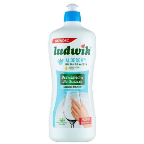 LUDWIK PŁYN DO MYCIA NACZYŃ 900ML ALOES