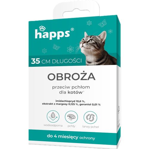 HAPPS MAX obroża biobójcza koty