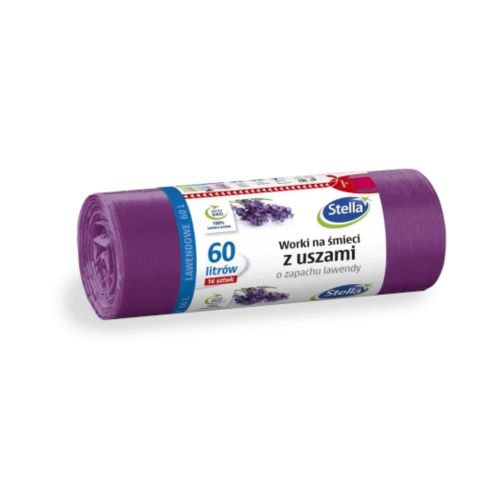 STELLA Worki Lawendowe 60L 16szt