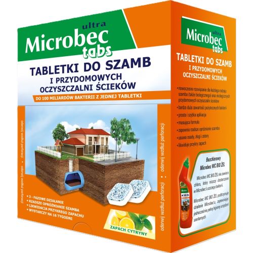 BROS Microbec ULTRA tabletka do szamb 1sztuka