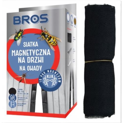 BROS siatka magnetyczna n/drzwi100x220cz