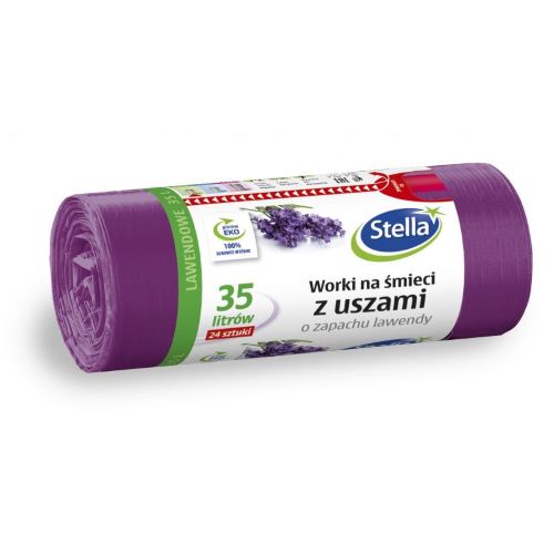 STELLA Worki Lawendowe 35L 24szt