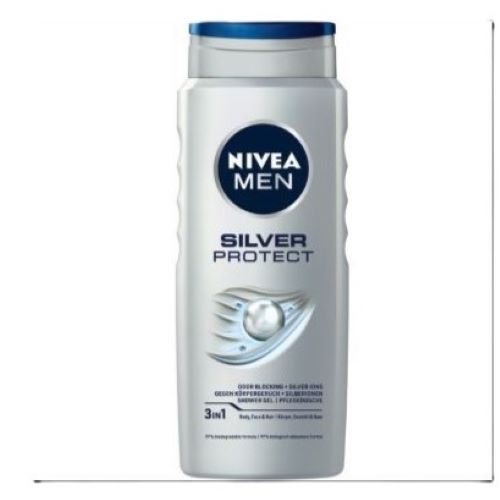 NIVEA ZEL P/PR.500ML MEN SILV