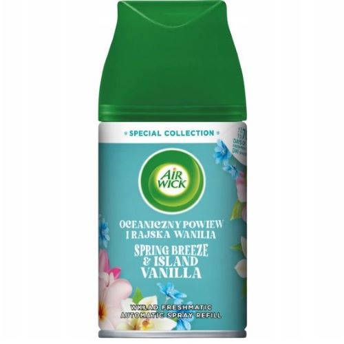 AIR WICK Freshmatic Odświeżacz Powietrza Oceaniczny Powiew rajska Wanilia