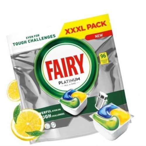 FAIRY Tabletki d/zmywarki Platin 96lemon