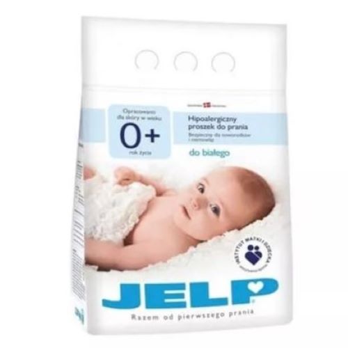 Jelp 0+, hipoalergiczny proszek do prania białych ubranek dziecięcych, 2,24 kg