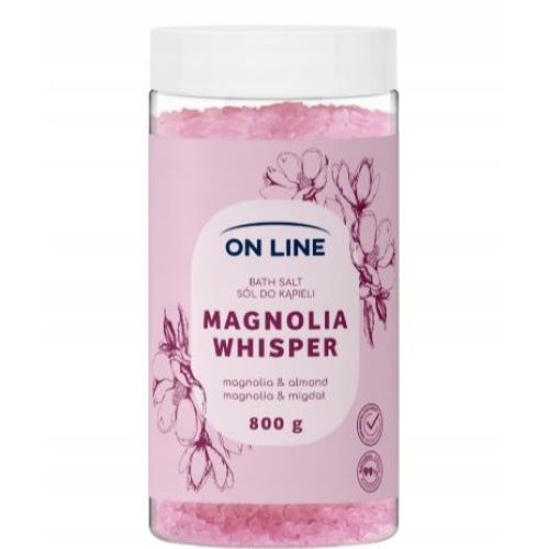 ON LINE Sól do kąpieli Magnolia Whisper 800 g
