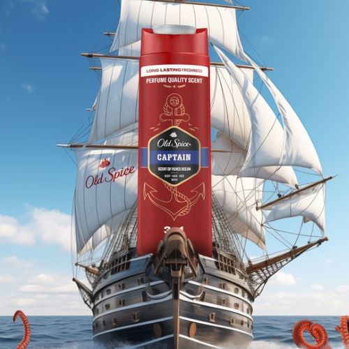 OLD-SPICE ŻEL/PRY 400 ML CAPTAIN