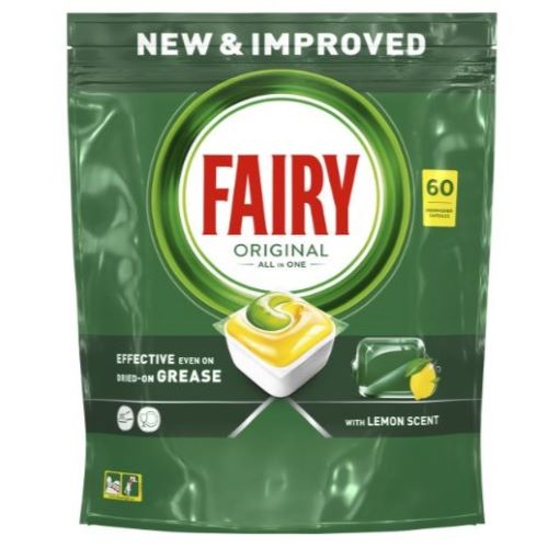 FAIRY KAPSUŁKI D/ZMYW. 60 LEMON