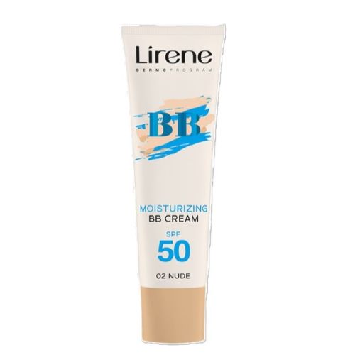 LIRENE Nawilżający Krem koloryzujący BB SPF50 02 Nude 30ML