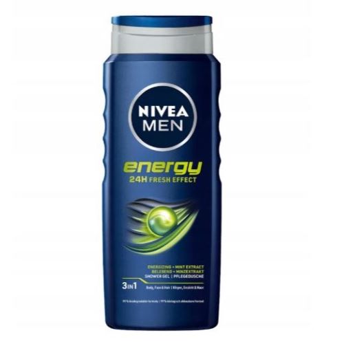 NIVEA Men Żel pod prysznic Energy 24h 500 ml