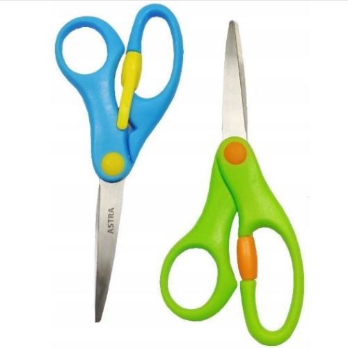 Astra NOŻYCZKI SZKOLNE Z ODBOJNIKIEM Bezpieczne