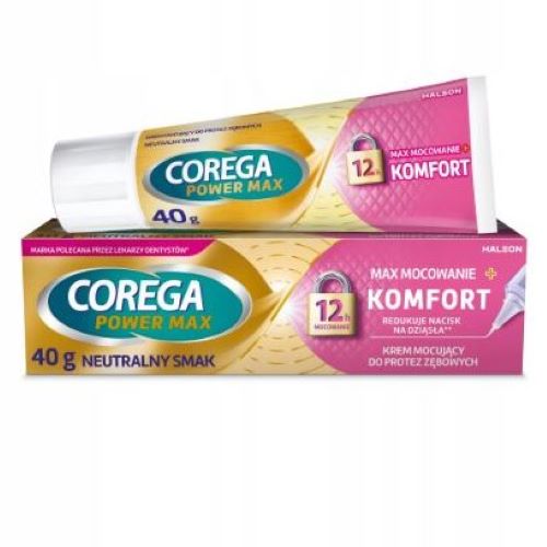 Corega Power Max 40 g krem mocujący do protez zębowych